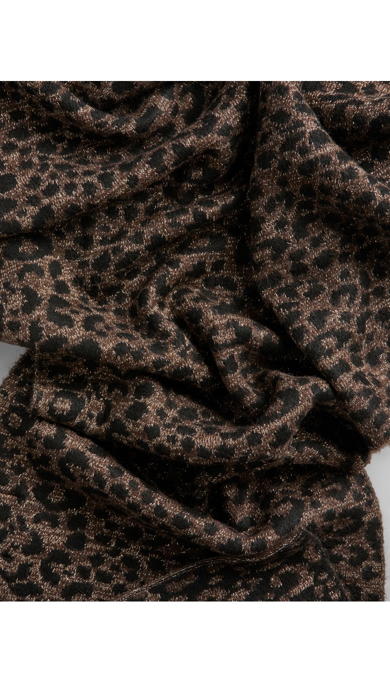 Echarpe Léopard Bison PCJUMBO PIECES - 2 | ACCESSORI
